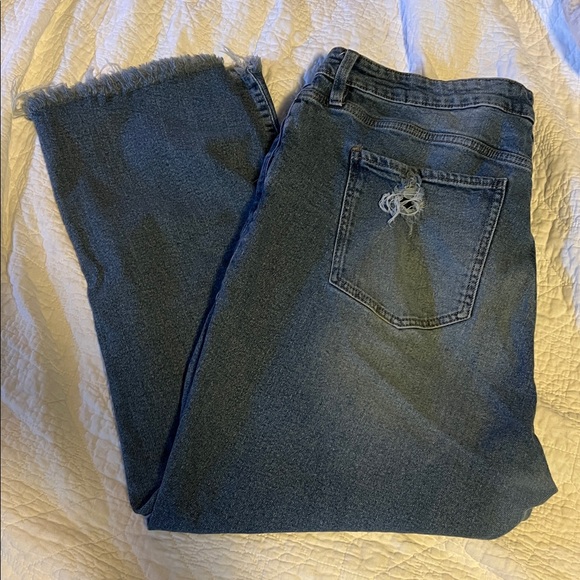 Celebrity Pink Extra Distressed Blue Jeans The Retro - Picture 2 of 7